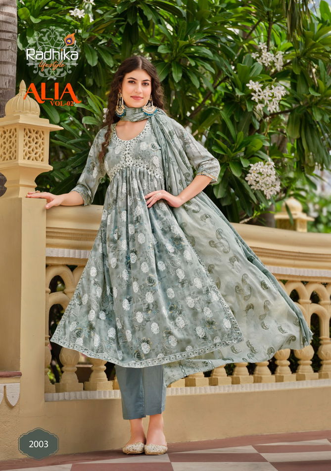 Alia Vol 2 By Radhika Readymade Salwar Suits Catalog
